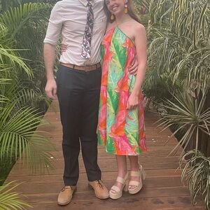 Show Me Your MuMu Tropical Print Dress